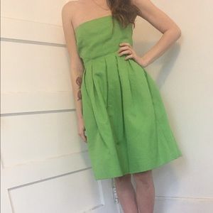 J. Crew pleated midi dress